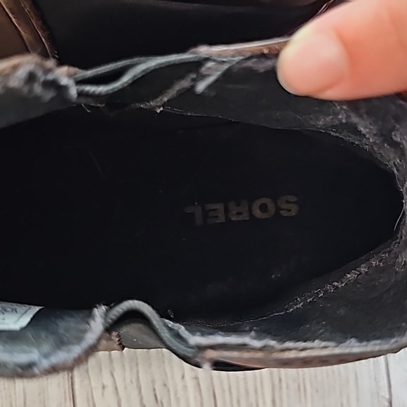 EUC Sorel 6.5 brown booties - Picture 10 of 11